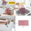 Pack OF 10 Super Absorbent Microfiber Kitchen Cleaning Cloth